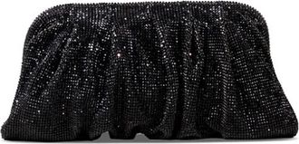Benedetta Bruzziches Venus La Grande Clutch - Dames - Clutches - Zwart - ONE Size - Satijn - Tassen