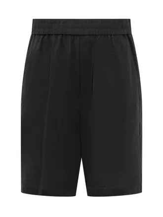 Ami Relaxed Bermuda Shorts With Elastic Waistband