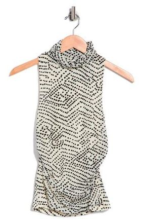 Diane Von F&uuml;rstenberg Frances Top in Batik Dot Ivory/Black at Nordstrom Rack, Size Xx-Small