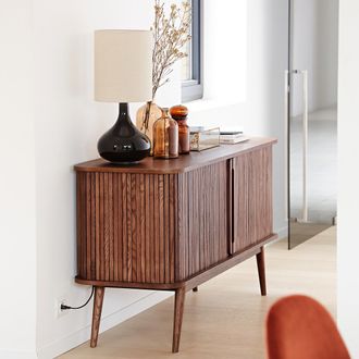 La Redoute Interieurs Lange buffetkast met 2 schuifdeuren, Wapong