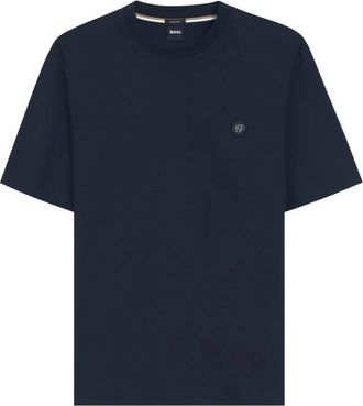 HUGO BOSS C-Taut 01 T-Shirt - Heren - T-shirts - Blauw - 3XL - Katoen - Tops