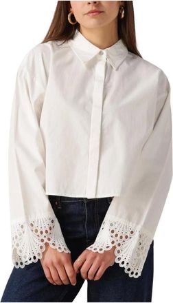 Y.A.S Y.a.s, Overhemden, Dames, Wit, L, Linnen, Witte Lente Zomer Blouse