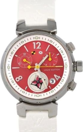 Louis Vuitton Pre-owned Watches, female, Red, Size: ONE SIZE Pre-owned Vintage Wristwatch
