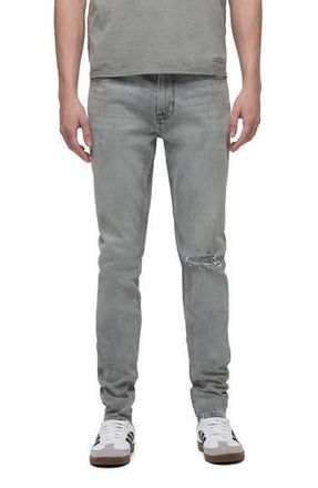 Hudson Zack Ripped Skinny Jeans in Grey Field at Nordstrom Rack, Size 31 X 34