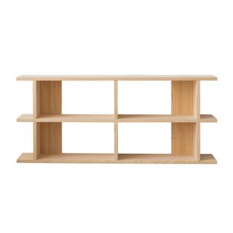 Naan Furniture Estanter&iacute;a de pino macizo barnizado 2x2