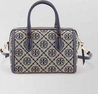 Tory Burch t monogram petite barrel jacquard shoulder bag