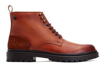 Base London Dettori Mens Work Boots - Tan - Size UK 11