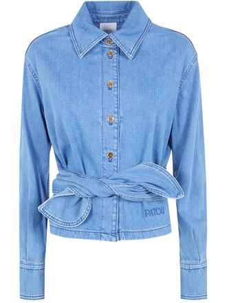 Patou Long Sleeves Knot Shirt