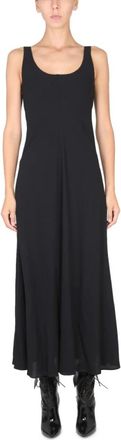 Philosophy di Lorenzo Serafini Midi Jurk - Dames - Casual kleedjes - Zwart - 2XS - Kleedjes