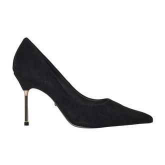 Kurt Geiger Zapatos de tac&oacute;n de ante con punta fina - Shoes - Mujer - Negro - 39 EU