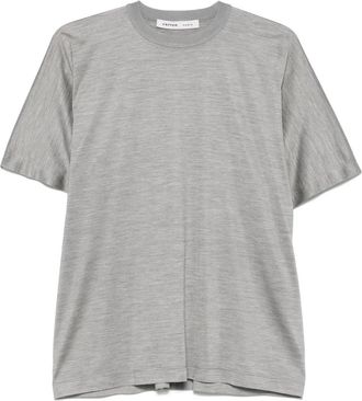 Carven Zijden T-shirt - Grijs