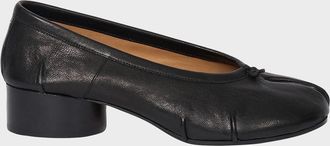 Maison Margiela Tabi Leather Split-Toe Ballerina Pumps
