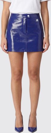 Courr&egrave;ges Gonna mini Courr&egrave;ges in cotone spalmato