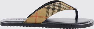 Burberry Sandali infradito in tessuto con motivo Vintage Check
