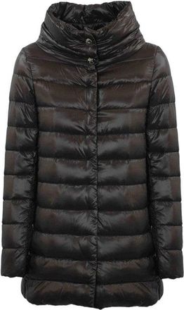 Herno 3/4 Length Ultralight Puffer Jacket With Crater Collar