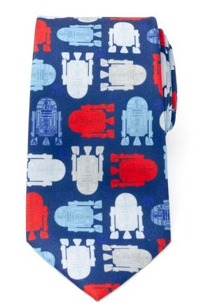 Cufflinks Inc. Star Wars R2-D2 Tie in Blue at Nordstrom