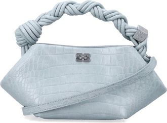 Ganni Mini Crocco Embossed Bou Bag