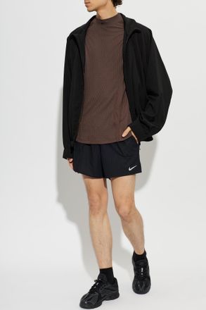 Nike T-shirt With Logo, Mens, Brown