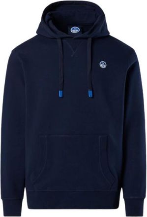 North Sails Hoodies, male, Blue, Size: 3XL Hooded Sweatshirt