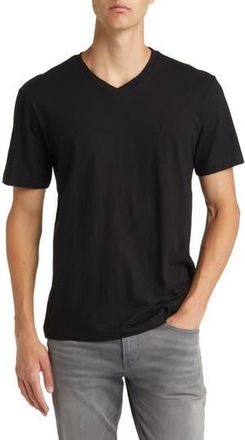 BOSS Tilson Solid V-Neck T-Shirt in Blk at Nordstrom Rack, Size Xxx-Large