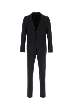 Prada Midnight Blue Wool Blend Suit