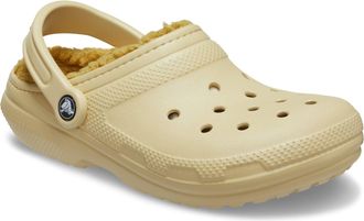 Crocs Classic Gevoerde Thermoplastische Herenslippers in Sesam