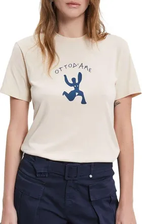 ottod'Ame Cotton T-Shirt in Ecru at Nordstrom, Size X-Small