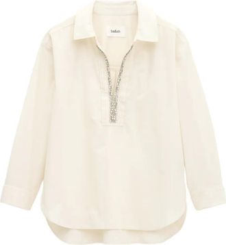 BA&SH Miss embellished shirt - Neutrals