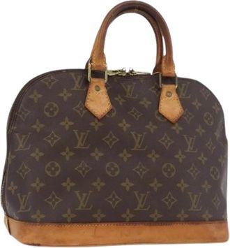 Louis Vuitton Pre-owned Handtas - Dames - Vintage Handtas - Bruin - ONE Size - Leer - Vintage