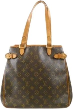Louis Vuitton Pre-owned Tote Bags, female, Brown, Size: ONE SIZE Pre-owned Batignolles Vertical Tote Bag