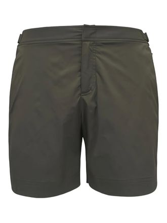 Orlebar Brown side adjusters swim shorts - men - Polyamide/Elastane/Mesh - 33 - Green