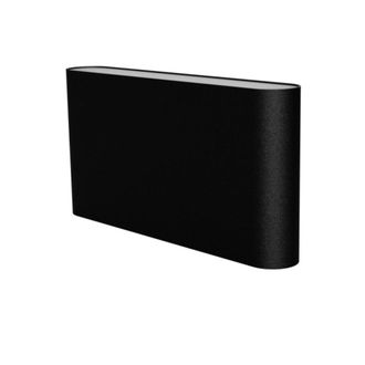 OEM Applique Led Lampadari Bartalini Iflama Cct Ip65 Alluminio Biemissione, Finitura Metallo Nero