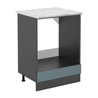 Vicco Armario Para Horno Empotrado R-line, Gris Azulado, 60 Cm Et M&aacute;rmol