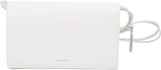 Jil Sander Tangle Shoulder Bag - Dames - Schoudertassen - Wit - ONE Size - Leer - Tassen