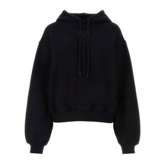 Alexander Wang Essential Terry Hoodie W/Puff Paint Logo
