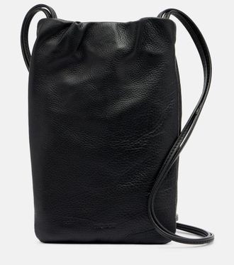 The Row Bolso para m&oacute;vil Bourse de piel