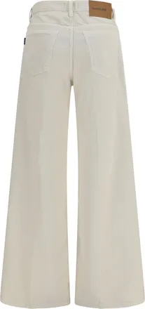 Haikure Womens Clara Velvet Pier Jeans Snow Cotton