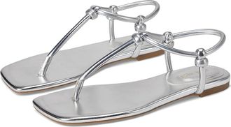 Nine West Nortny Womens Dress Sandals Silver : 8.5 M, Faux Leather