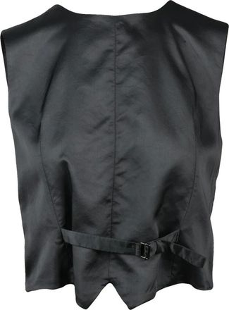 Maison Margiela Tops, Dames, Grijs, M, Mouwloze Tops