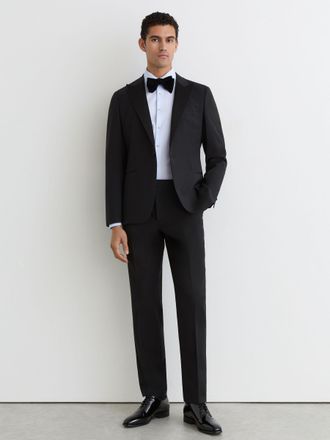 Reiss Soft Blue Slim Fit Cotton Dinner Shirt, 165