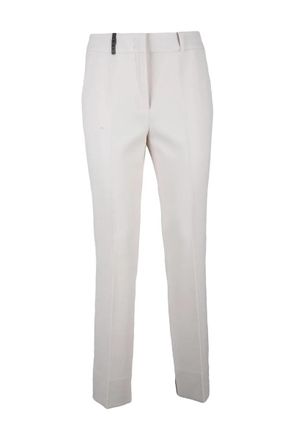 PESERICO Trousers - White Pearl