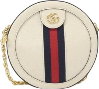 Gucci Pre-owned Cross Body Bags, female, White, Size: ONE SIZE Pre-owned Cross Body Bag
