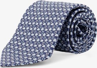 Ferragamo Cravatta Clarissa in seta - FERRAGAMO - gender_Man