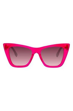 Kurt Geiger 52mm Cat Eye Sunglasses in Pink Bright Crystal at Nordstrom Rack