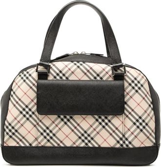 Burberry Pre-owned Burberry Nova Check Canvas Handbag Ladies 1D0LX24LTL84LWP1