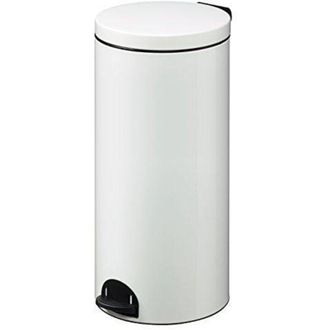 Rossignol Pattumiera a pedale 30l bianco - 90233 Rossignol