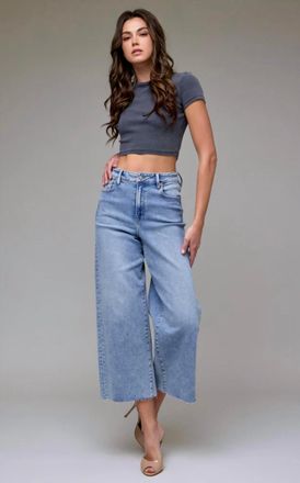 Hidden Jeans Nori Wide Leg Jeans In Medium Light Wash