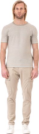 Roberto Collina Striped Linen T-Shirt