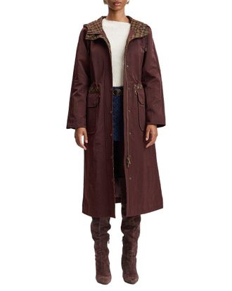 Avec Les Filles Combo Slouchy Hooded Anorak