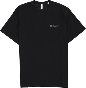 Sunflower Logo Tee (2054) - Heren - T-shirts - Zwart - L - Katoen - Tops